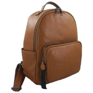 b420cbd5c08e73a064e361226bf0a16d4c453523 Elegancki plecak skórzany – Brązowy jasny
