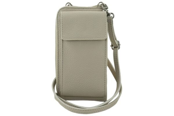 bf77a9cccb82c451acd58aca026a6b234ad104a1 Portfel / etui na telefon ze skóry naturalnej – Beżowy jasny