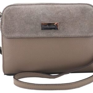 c2c4947ac4ee61583c65955055777c456c735aca Torebka skórzana crossbody zamszowa – Czerwona
