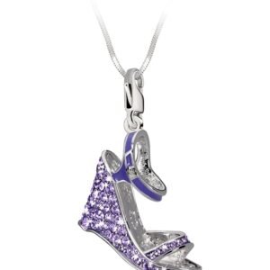 c4d1d1aa0eb58e322ca1d136cda81616d6bc82ef Biżuteria GLAMOUR GS2-19. Zawieszka, Kolor PURPLE. Kobieta.