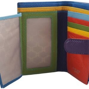 cd9c66f53421400f613e4ea2eb3776d2b89bb228 Skórzany portfel damski z ochroną RFID – Czerwony