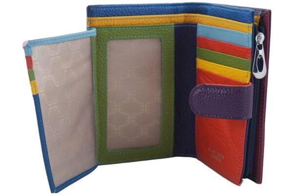 cd9c66f53421400f613e4ea2eb3776d2b89bb228 Skórzany portfel damski z ochroną RFID – Czerwony