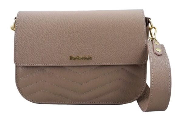 d8588d05cac96b56f1b57285324e63aed6af96f6 Torebka skórzana crossbody włoska – Różowa pudrowa