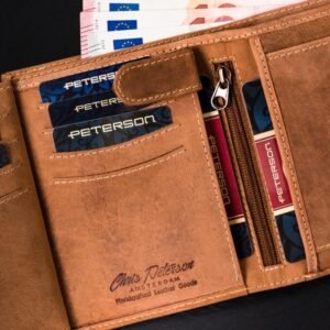 e4b0a3a6bf0cb1647281aaa53604baff1251eb07 Skórzany portfel męski z systemem RFID Protect – Peterson