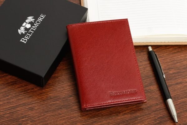 e79d9e2c17fb211edf5e752938d769dbebb21d74 Etui na dokumenty karty czerwone skórzane slim Beltimore G95