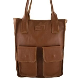 eda9ba5dd67b76e941b2dd7cd9372c2edc5024c2 Torby shopper bag do pracy – Brązowe jasne