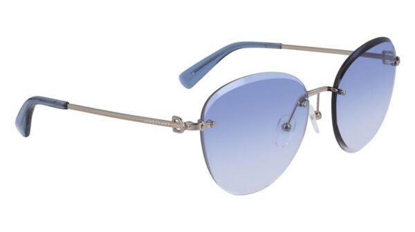 fa411b4aff2dc9174db584864977e13dd85914c0 Okulary LONGCHAMP LO128S-719. Okulary przeciwsłoneczne, Kolor niebieski złoty. Kobieta.