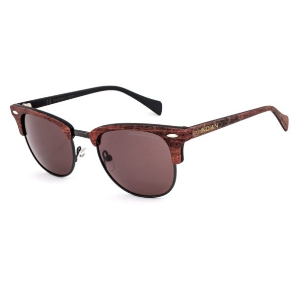 fe460a2b0791cf71724312e8fa74f89e83edf1ce Okulary INDIAN DAKOTA-102-1. Okulary przeciwsłoneczne, Kolor brązowy. Unisex.