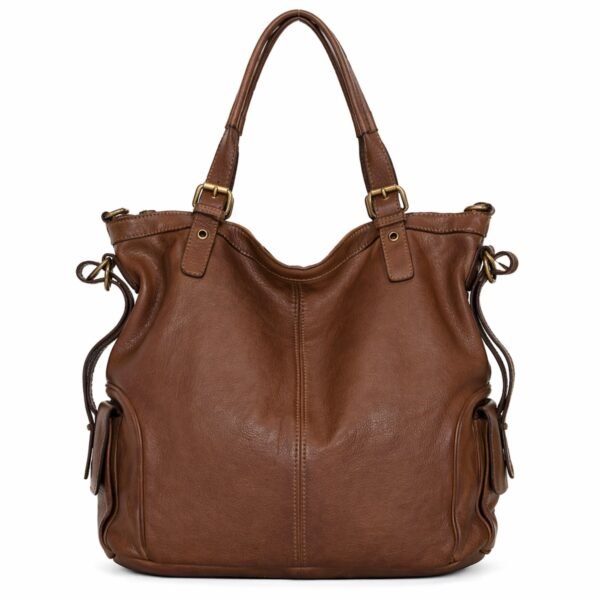 1785ced9a2a84e1517dabf3e496975dcd026b3eb PELLE LAVATA Damska Skórzana Torebka ShopperBag A4 Duża Vintage Klasyczna